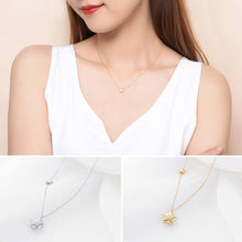Load image into Gallery viewer, Fashion Pentagram Stainless Steel Collar Necklace Female Star Net Red Personalized Simple Versatile Pendant Necklace
