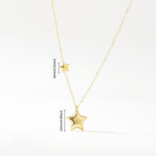 Load image into Gallery viewer, Fashion Pentagram Stainless Steel Collar Necklace Female Star Net Red Personalized Simple Versatile Pendant Necklace