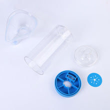 Load image into Gallery viewer, Asthma Spacer Inhaler Spacer Mist Storage Tank Compressor Aerosol Cabin Nebulizer Tank with Mask Cup for Baby Child Adult