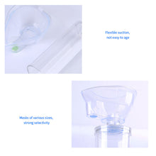Load image into Gallery viewer, Asthma Spacer Inhaler Spacer Mist Storage Tank Compressor Aerosol Cabin Nebulizer Tank with Mask Cup for Baby Child Adult