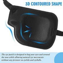 Load image into Gallery viewer, Adult and Child Monocular Eye Mask Monocular Cover Light Blocking Amblyopia Correction 3D Stereoscopic Strabismus Correction Eye Mask