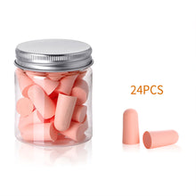Load image into Gallery viewer, 24pcs Noise Reduction Earplugs Sleep Sponge Canceling Music Anti Reusable For Snoring Earplug Sound Insulation Sleeping Ear Plugs