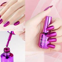 Load image into Gallery viewer, Long-lasting Mirror Polish Quick-drying Metallic Silver Purple Rose Gold Durable Nail Polish Is Not Peelable Nails Decoration