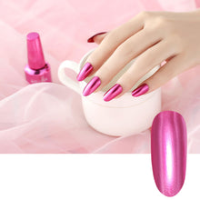 Load image into Gallery viewer, Long-lasting Mirror Polish Quick-drying Metallic Silver Purple Rose Gold Durable Nail Polish Is Not Peelable Nails Decoration