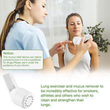 Load image into Gallery viewer, Lung Expansion Breathing Exercise Mucus Removal Relief Helper Lung Expansion Phlegm Remover Clear Relife Drug-Free Therapy
