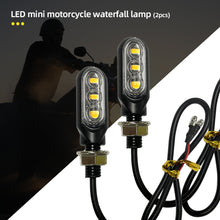 Load image into Gallery viewer, 2Pcs 3LED Mini 12V Motorcycle Turn Signal Light Lamp Indicators Blinker Amber Motorbike