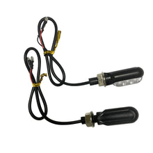 Load image into Gallery viewer, 2Pcs 3LED Mini 12V Motorcycle Turn Signal Light Lamp Indicators Blinker Amber Motorbike