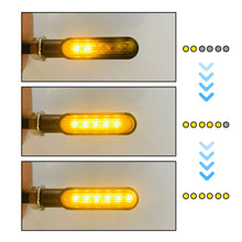 Load image into Gallery viewer, 2Pcs 6LED Mini 12V Motorcycle Turn Signal Light Lamp Indicators Blinker Amber Motorbike