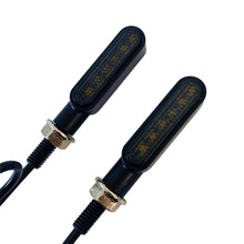 Load image into Gallery viewer, 2Pcs 6LED Mini 12V Motorcycle Turn Signal Light Lamp Indicators Blinker Amber Motorbike