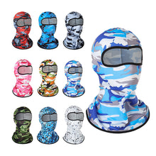 Load image into Gallery viewer, Summer Outdoor Sports Ice Silk Sun Shield Printed Cycling Mask Bicycle Motorcycle Windproof Dust Prevention One-Piece Head Cover Riding Accessories