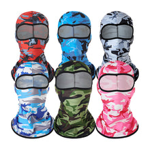 Load image into Gallery viewer, Summer Outdoor Sports Ice Silk Sun Shield Printed Cycling Mask Bicycle Motorcycle Windproof Dust Prevention One-Piece Head Cover Riding Accessories