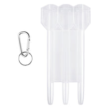 Load image into Gallery viewer, 3PCS Of Capacity Portable Transparent Dart Box With Aluminum Alloy Buckle Integrated Universal Plastic Dart Box For Professional Darts Players To Use