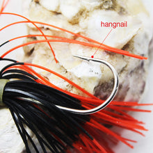 Load image into Gallery viewer, 14.7G Rotate Heart Piece Water Baffle Bearded Lure Bait Compound Anti-Bottom Bait With Tassel Fishing Accessories