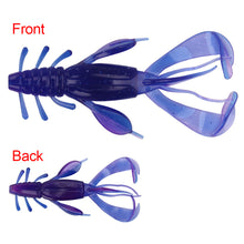 Load image into Gallery viewer, 10CM/10G Two-Color Hairy Beard Pvc Soft Shrimp Lure Bait Cooperation With Crank Hook Bionic Soft Worm Fishing Accessories