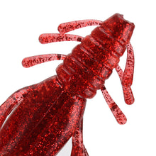 Load image into Gallery viewer, 10CM/10G Two-Color Hairy Beard Pvc Soft Shrimp Lure Bait Cooperation With Crank Hook Bionic Soft Worm Fishing Accessories