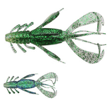 Load image into Gallery viewer, 10CM/10G Two-Color Hairy Beard Pvc Soft Shrimp Lure Bait Cooperation With Crank Hook Bionic Soft Worm Fishing Accessories