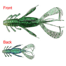 Load image into Gallery viewer, 10CM/10G Two-Color Hairy Beard Pvc Soft Shrimp Lure Bait Cooperation With Crank Hook Bionic Soft Worm Fishing Accessories