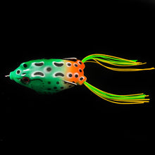 Load image into Gallery viewer, 5G/8G/13G Simulation Spotted Thunder Frog Double Barb Lure Bait Black Gold Just Blood Trough Hook With Barb Snakehead Fishing Accessories