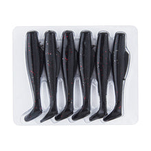 Load image into Gallery viewer, 6PCS 5G/8CM T Tail Lure Soft Bait Long Cast Soft Worm TPR Fishing Bait Mandarin Fish Perch Suitable Fishing Equipment