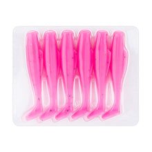 Load image into Gallery viewer, 6PCS 5G/8CM T Tail Lure Soft Bait Long Cast Soft Worm TPR Fishing Bait Mandarin Fish Perch Suitable Fishing Equipment