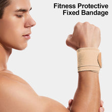 Load image into Gallery viewer, Double Fixed Winding Sports Wrist Brace Fitness High Elastic Protective Bandage Badminton Basketball Volleyball Pressure Anti-Sprain Strap