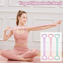Load image into Gallery viewer, TRE 8 Stretcher Yoga Pilateselastic Band Open Shoulder Beauty Back Fitness Plastic Tension Rope Portable Home Fitness Equipment