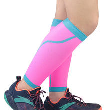 Load image into Gallery viewer, 1PC Men Women Sports Leg Protectors Professional Running Marathon Basketball Football Protectors Breathable Knitted Compression Elastic Socks With Non-Slip Strip