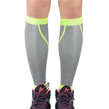 Load image into Gallery viewer, 1PC Men Women Sports Leg Protectors Professional Running Marathon Basketball Football Protectors Breathable Knitted Compression Elastic Socks With Non-Slip Strip