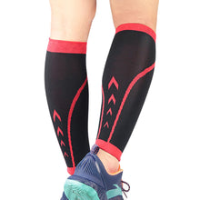 Load image into Gallery viewer, 1PC Men Women Sports Leg Protectors Professional Running Marathon Basketball Football Protectors Breathable Knitted Compression Elastic Socks With Non-Slip Strip
