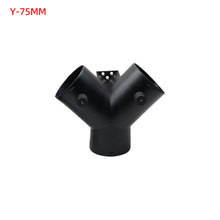 Load image into Gallery viewer, 60mm/75mm Y/T Car Heater Air Vent Ducting Piece Exhaust Connector Dual Closable Open Regulatin for Diesel Parking Heater