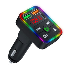 Load image into Gallery viewer, P2 Car Kit MP3 Player Handsfree Audio Receiver Car Charger Adapter Car Hands-free Bluetooth-compaitable LED FM Transmitter