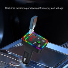 Load image into Gallery viewer, P2 Car Kit MP3 Player Handsfree Audio Receiver Car Charger Adapter Car Hands-free Bluetooth-compaitable LED FM Transmitter
