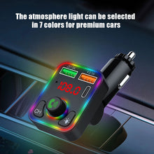 Load image into Gallery viewer, P3 Wireless Bluetooth 5.0 FM Transmitter Hands free Car Kit MP3 Player USB USB C Charger