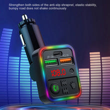 Load image into Gallery viewer, P18 FM Transmitter Audio Receiver MP3 Player 3.1A 2 USB Fast Charging Handsfree Bluetooth-compatible 5.0 Car Kit