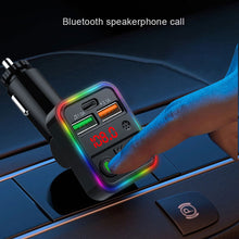 Load image into Gallery viewer, P18 FM Transmitter Audio Receiver MP3 Player 3.1A 2 USB Fast Charging Handsfree Bluetooth-compatible 5.0 Car Kit