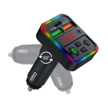 Load image into Gallery viewer, P18 FM Transmitter Audio Receiver MP3 Player 3.1A 2 USB Fast Charging Handsfree Bluetooth-compatible 5.0 Car Kit