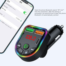 Load image into Gallery viewer, P20 FM Transmitter Audio Receiver MP3 Player 3.1A 2 USB Fast Charging Handsfree Bluetooth-compatible 5.0 Car Kit