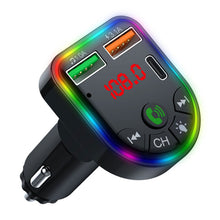 Load image into Gallery viewer, P20 FM Transmitter Audio Receiver MP3 Player 3.1A 2 USB Fast Charging Handsfree Bluetooth-compatible 5.0 Car Kit