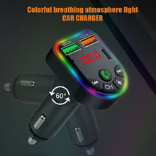 Load image into Gallery viewer, P20 FM Transmitter Audio Receiver MP3 Player 3.1A 2 USB Fast Charging Handsfree Bluetooth-compatible 5.0 Car Kit