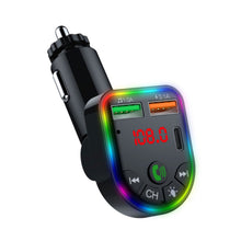 Load image into Gallery viewer, P20 FM Transmitter Audio Receiver MP3 Player 3.1A 2 USB Fast Charging Handsfree Bluetooth-compatible 5.0 Car Kit