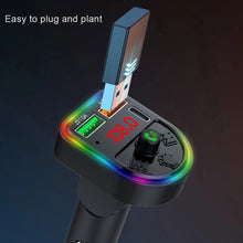 Load image into Gallery viewer, P21 FM Transmitter Audio Receiver MP3 Player 3.1A 2 USB Fast Charging Handsfree Bluetooth-compatible 5.0 Car Kit