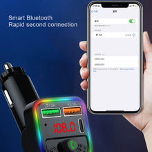 Load image into Gallery viewer, P21 FM Transmitter Audio Receiver MP3 Player 3.1A 2 USB Fast Charging Handsfree Bluetooth-compatible 5.0 Car Kit