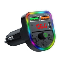 Load image into Gallery viewer, P21 FM Transmitter Audio Receiver MP3 Player 3.1A 2 USB Fast Charging Handsfree Bluetooth-compatible 5.0 Car Kit
