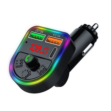 Load image into Gallery viewer, P21 FM Transmitter Audio Receiver MP3 Player 3.1A 2 USB Fast Charging Handsfree Bluetooth-compatible 5.0 Car Kit