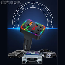 Load image into Gallery viewer, P22 FM Transmitter Audio Receiver MP3 Player 3.1A 2 USB Fast Charging Handsfree Bluetooth-compatible 5.0 Car Kit