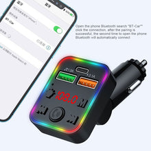 Load image into Gallery viewer, P22 FM Transmitter Audio Receiver MP3 Player 3.1A 2 USB Fast Charging Handsfree Bluetooth-compatible 5.0 Car Kit