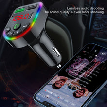 Load image into Gallery viewer, F20 Car Bluetooth 5.0 FM Transmitter Wireless Handsfree Audio Receiver MP3 Player LED 3.1A Dual USB Fast Charger Car Accessories Kit