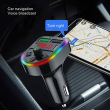 Load image into Gallery viewer, F21 Car Bluetooth 5.0 FM Transmitter Wireless Handsfree Audio Receiver MP3 Player LED 3.1A Dual USB Fast Charger Car Accessories Kit