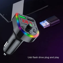 Load image into Gallery viewer, F21 Car Bluetooth 5.0 FM Transmitter Wireless Handsfree Audio Receiver MP3 Player LED 3.1A Dual USB Fast Charger Car Accessories Kit