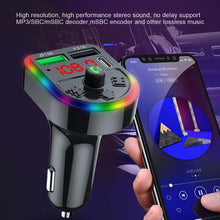 Load image into Gallery viewer, F21 Car Bluetooth 5.0 FM Transmitter Wireless Handsfree Audio Receiver MP3 Player LED 3.1A Dual USB Fast Charger Car Accessories Kit